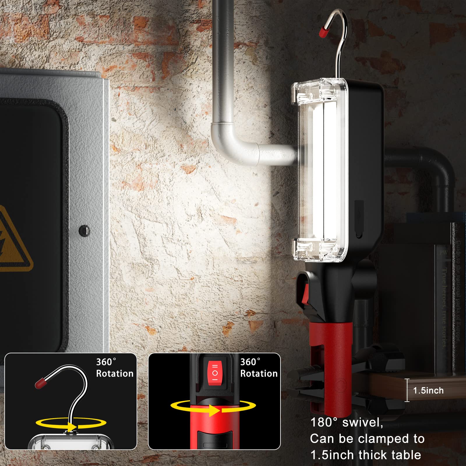 SHiLiPAi IPX4 waterproof design handles outdoor use.