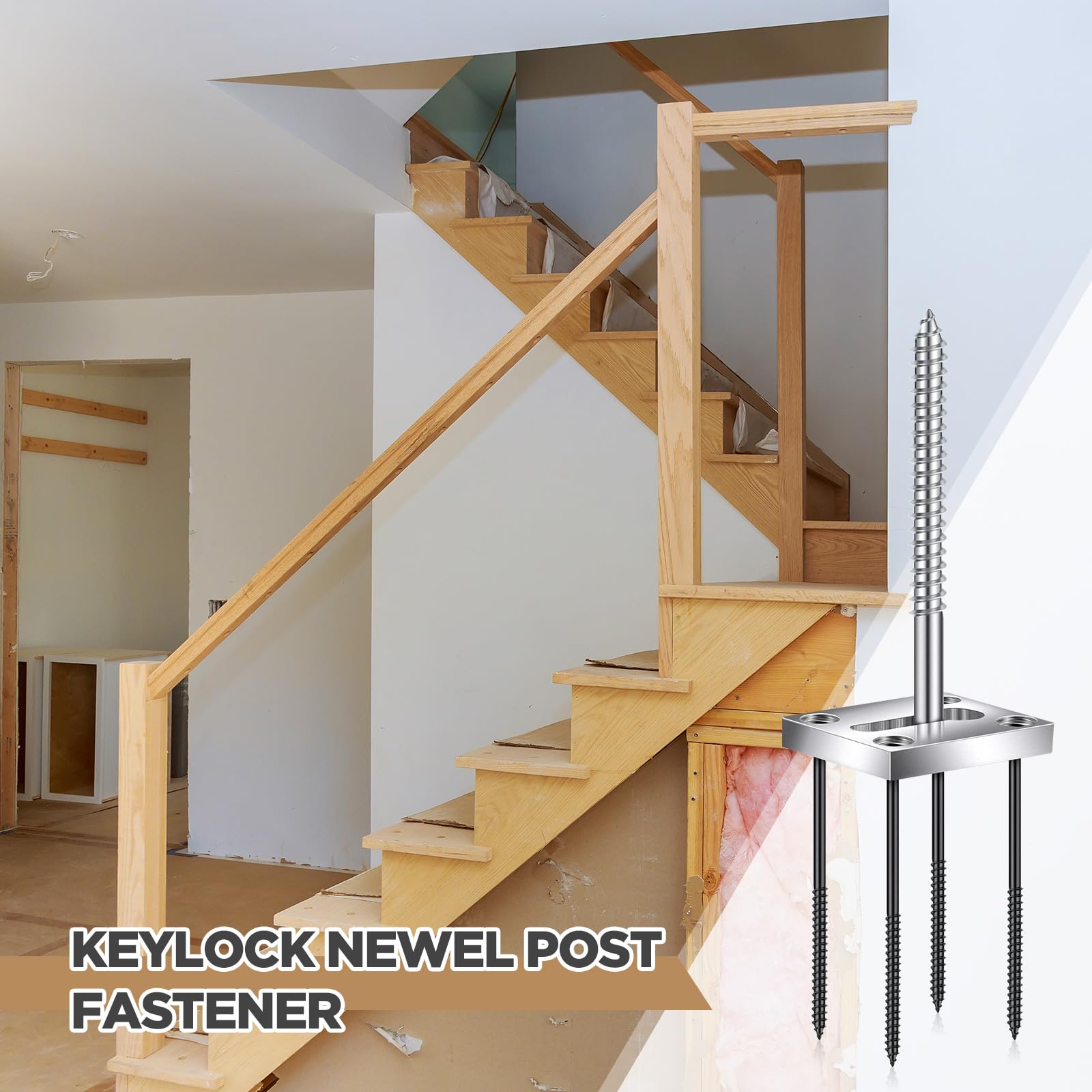 Shimeyao installed post on finished surfaces remains secure and tidy.