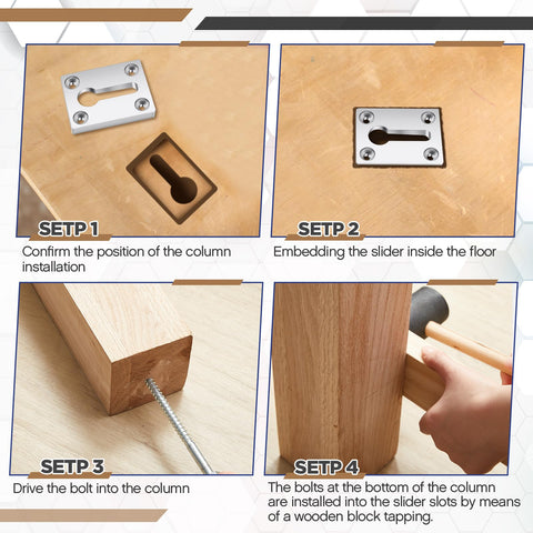 Shimeyao slot routing guides precise installation.
