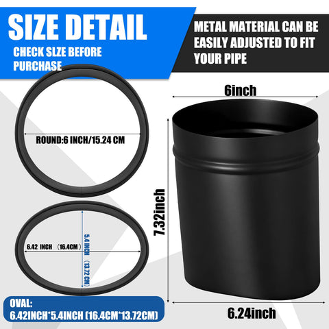 Shimeyao steel dryer vent adapter withstands heat for durable ventilation