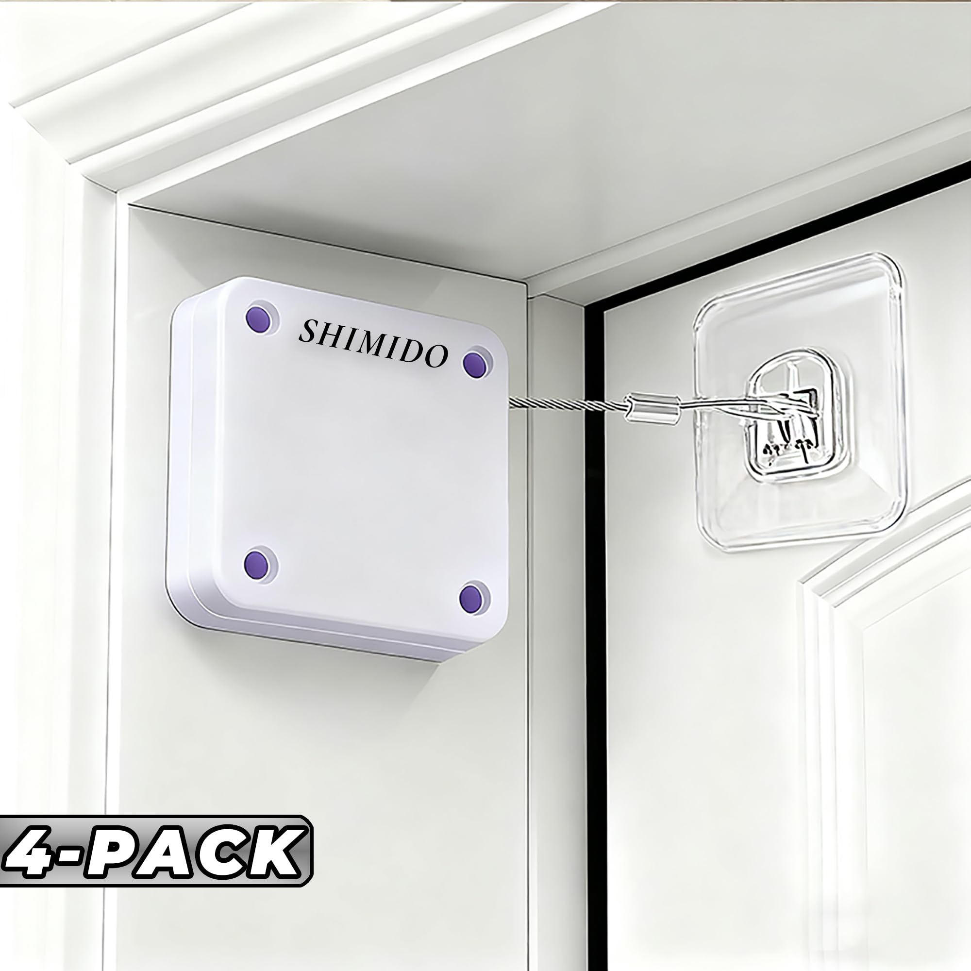 SHIMIDO tool-free install shows sticker-only setup for quick mounting