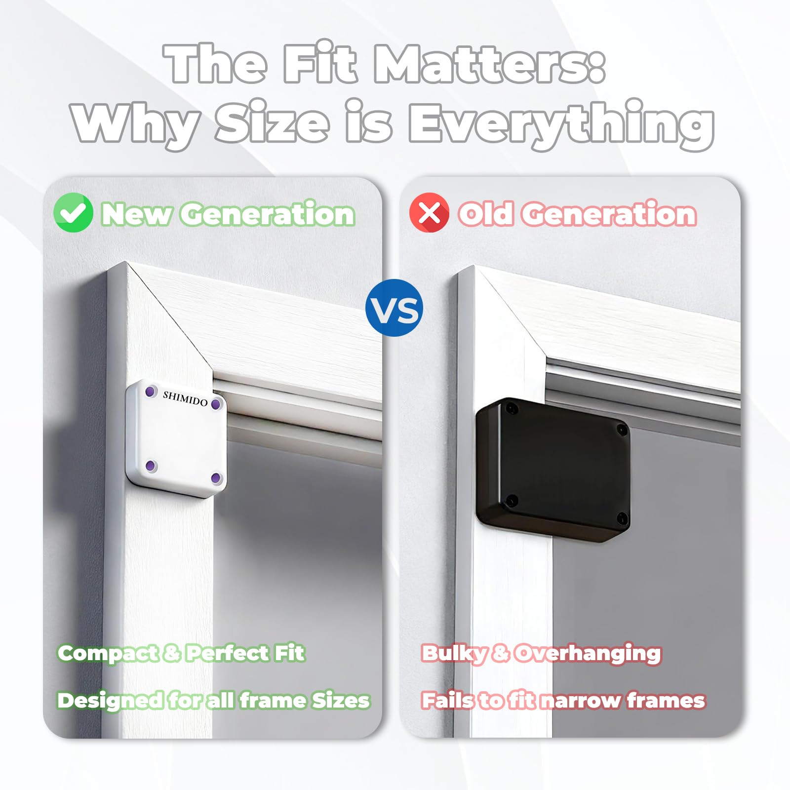 SHIMIDO universal-fit door closers suitable for screen and sliding doors.