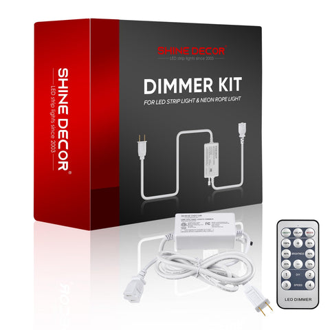 Shine Decor dimmer remote pack enables convenient control of LED lights