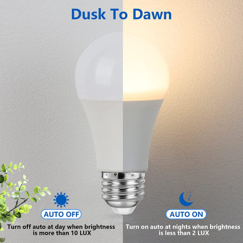 SHINE HAI 1200lm warm white 2700K LED bulb with E26 base for bright, cozy rooms.