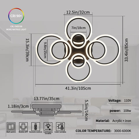 Shine LUEST 90+ CRI LED delivering vivid colors in living spaces.