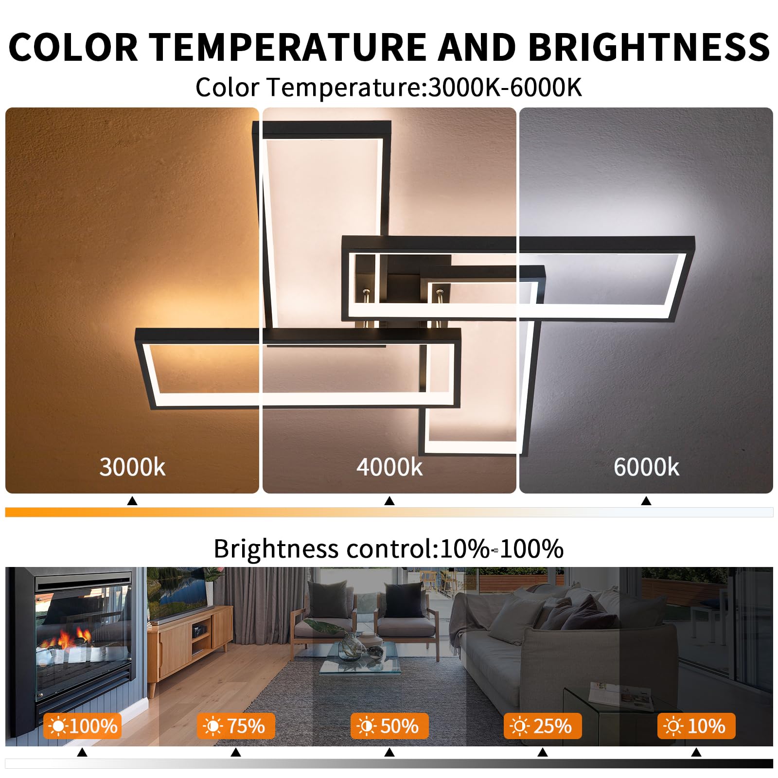 Shine LUEST dimmable ceiling light offers warm to cool tones for any mood