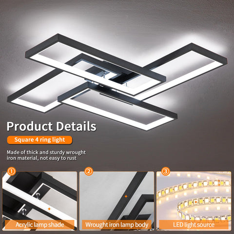 Shine LUEST flush-mount installation is quick and tool-free