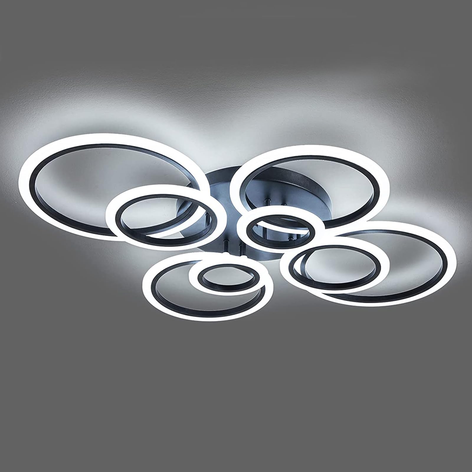 Shine LUEST remote-controlled ceiling light with adjustable brightness from 5% to 100%.