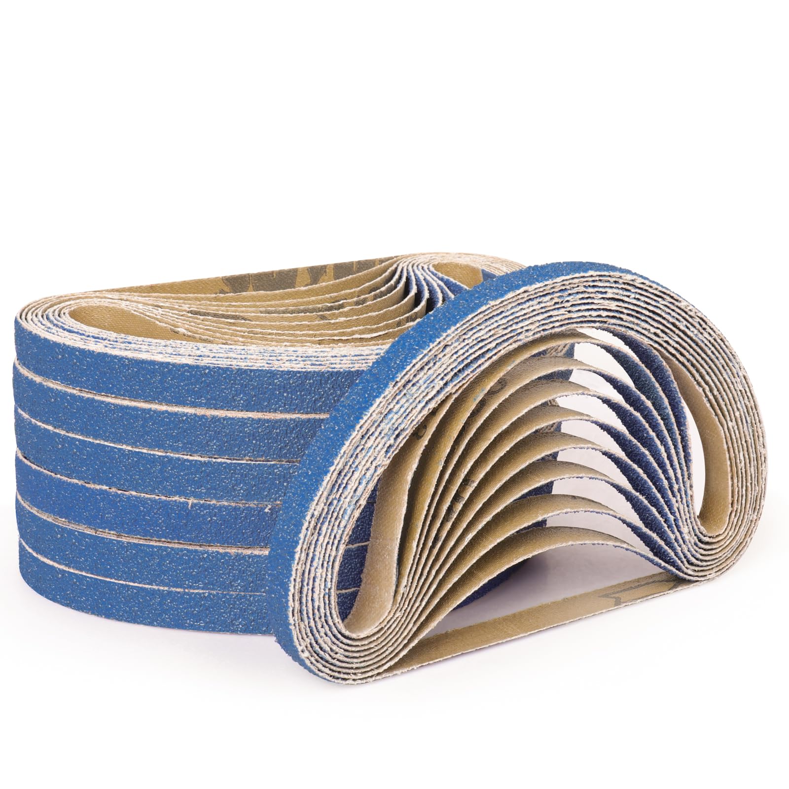 Shineboc 40 piece sanding belts packaging for quick project setup
