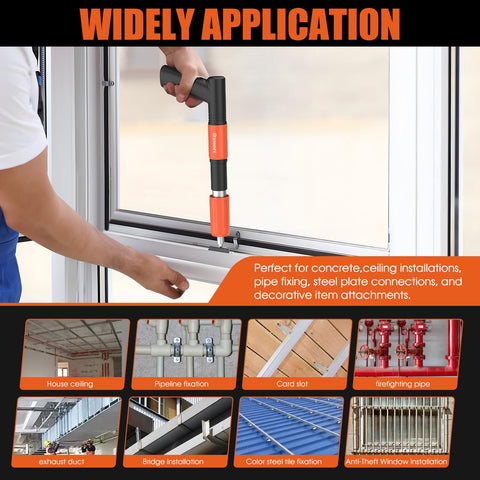 Shineeshi nail gun kit portable handheld for on site tasks