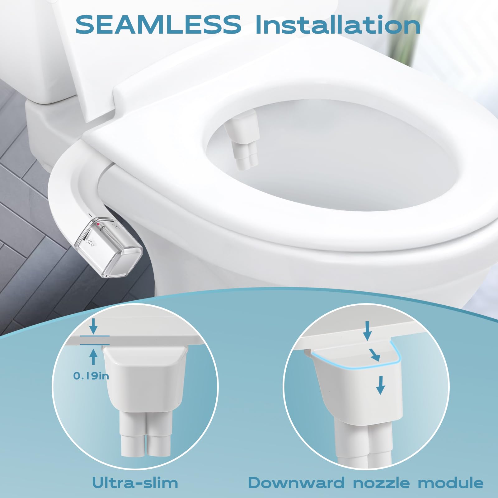 Shineforu dual-mode wash for posterior area with customizable pressure