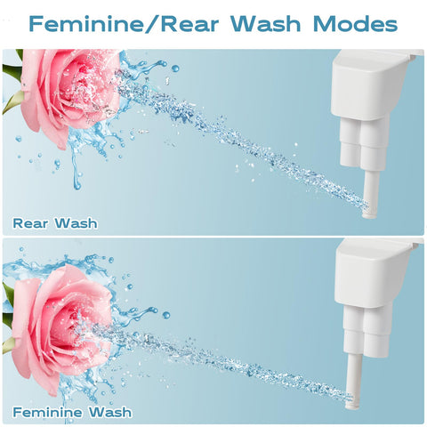 Shineforu Ultra-Slim Bidet attachment side knob for easy water control