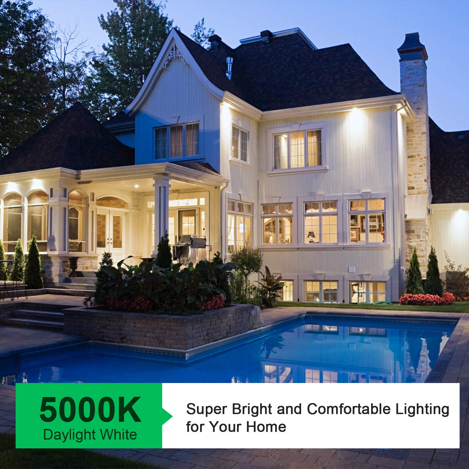 SHINE HAI four-pack keeps porch and garden lighting ready for evenings.