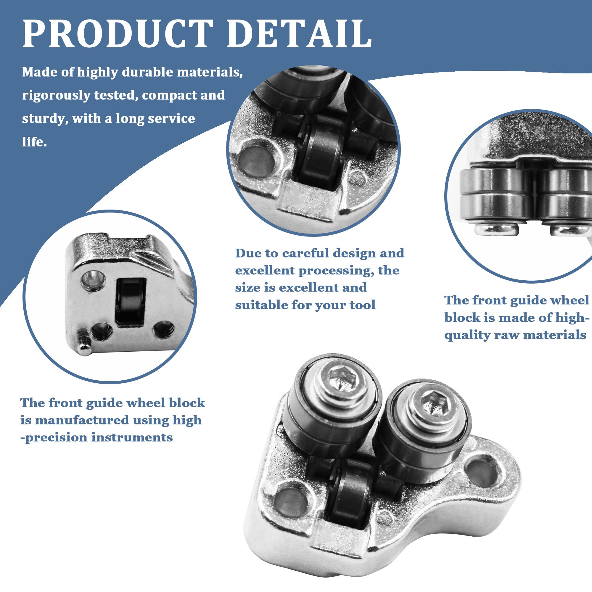 Shinelan guide rollers on Milwaukee 2729-21 supporting consistent cuts and tracking