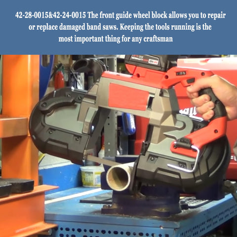 Shinelan kit installed on Milwaukee 6232-20 maintains fence alignment