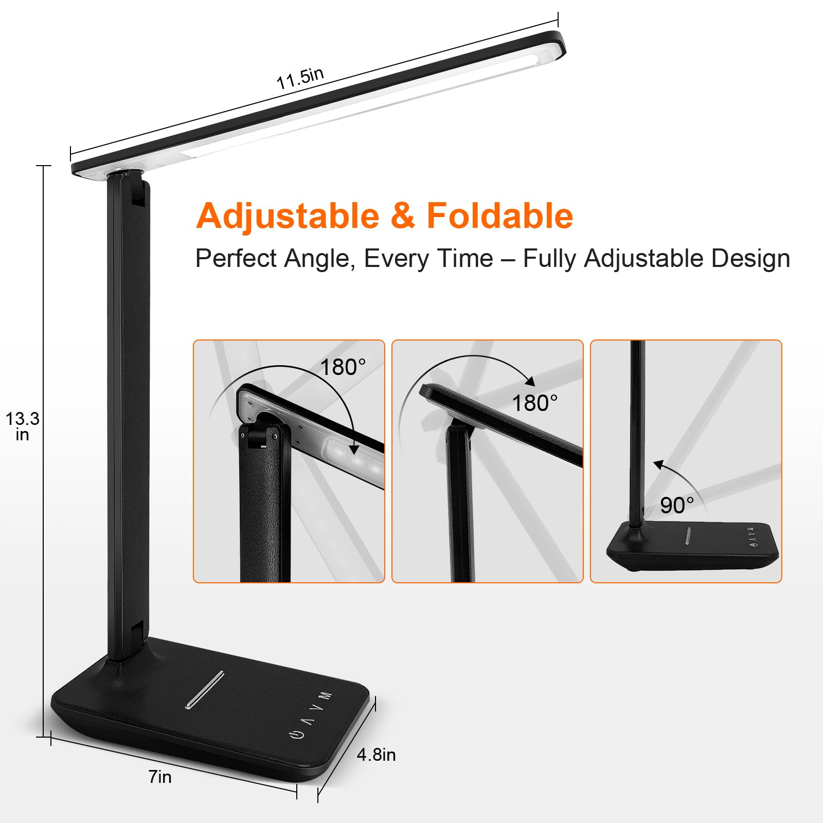 Shinelife foldable base keeps your workspace neat and compact.