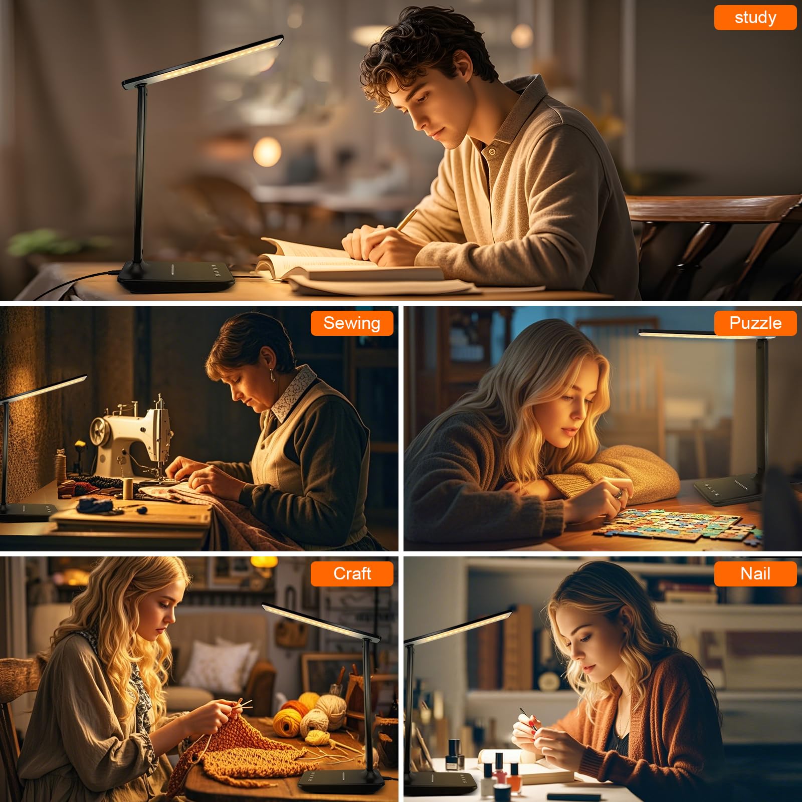 Shinelife included power adapter ensures stable operation.