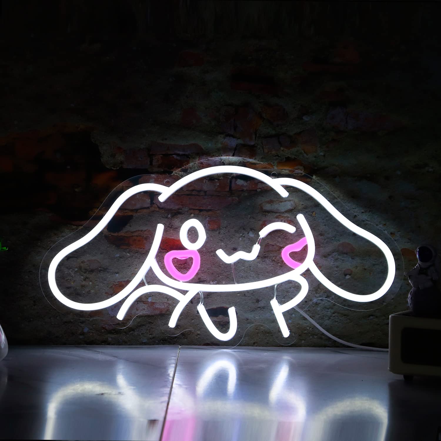 SHINEMYWAY Cinnamoroll neon light features energy-saving LEDs for long-lasting operation.