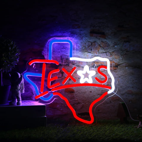 SHINEMYWAY Neon wall art is maintenance-free and quick to plug in.