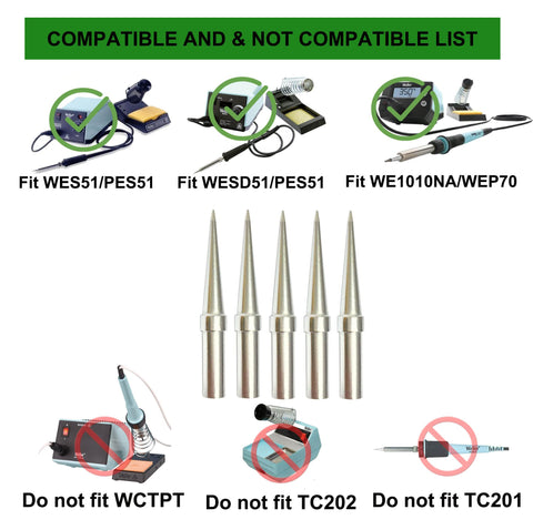 ShineNow ET tips in various sizes for different joints.