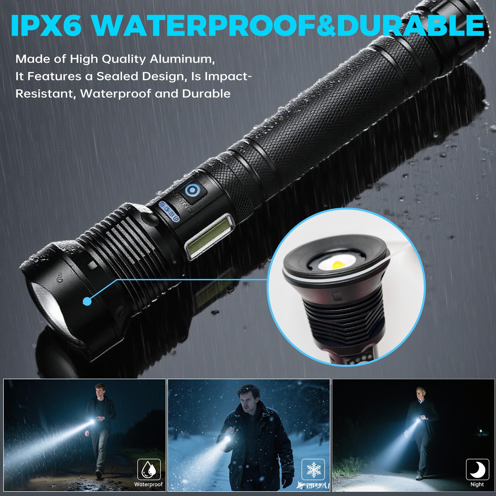 ShineRover USB-C recharge flashlight stays ready without messy batteries