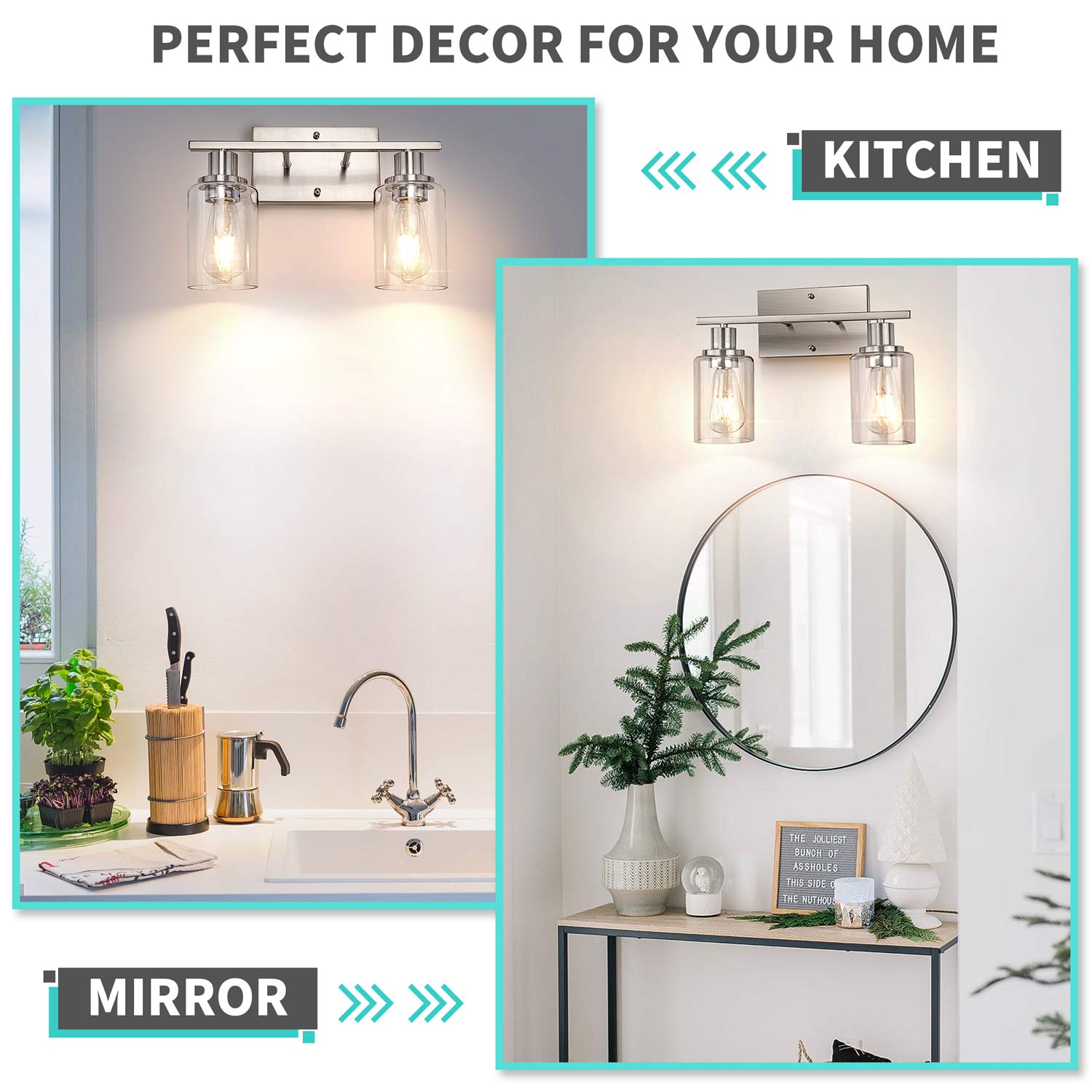 ShineTech glass shade fixture delivers crisp, glare-free task lighting.