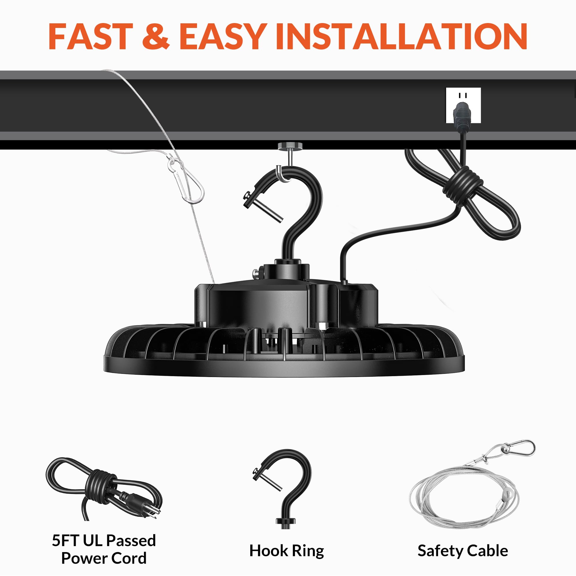 SHINEWOO die-cast housing ensures reliable heat dissipation