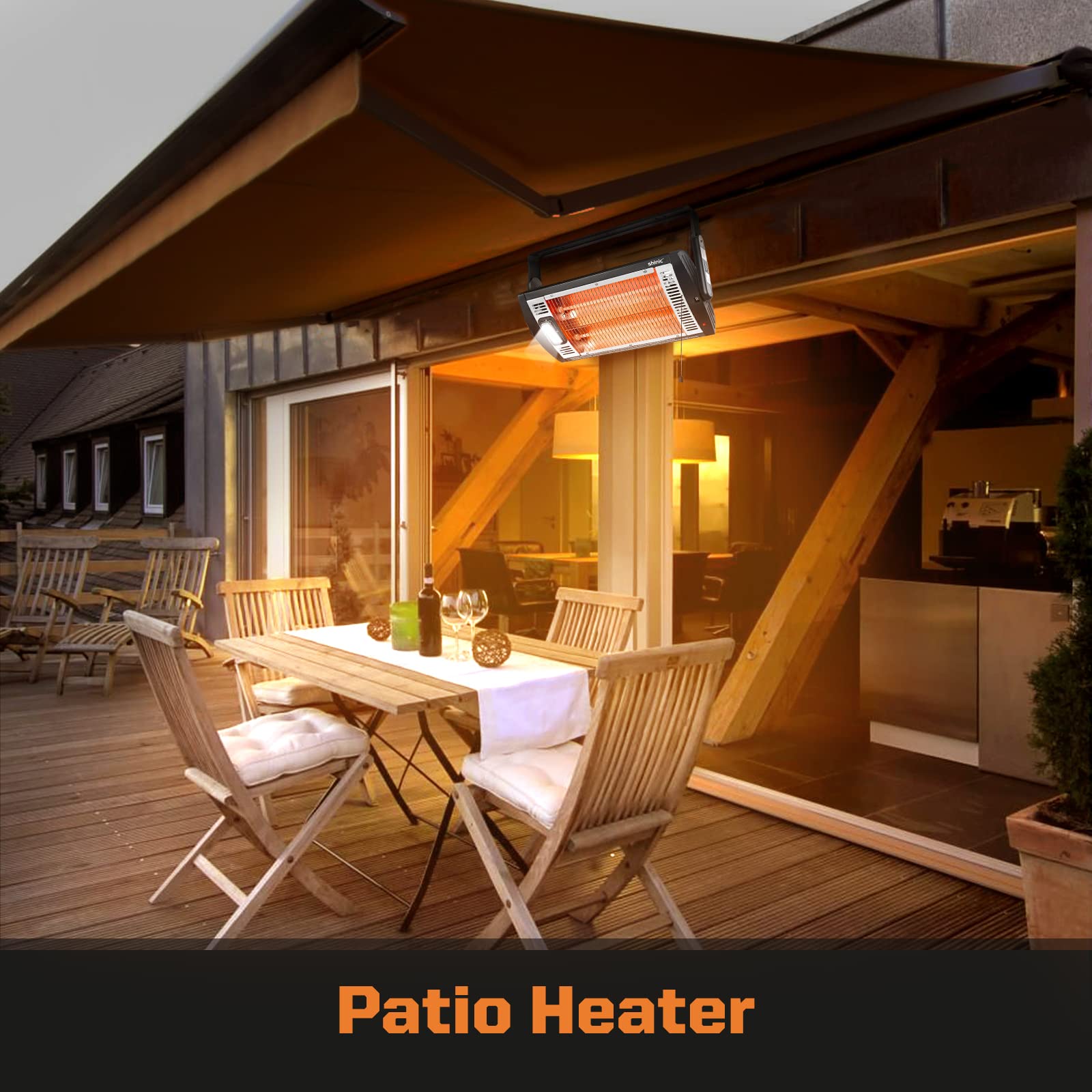 Shinic metal housing with ETL listing for durable, safe operation.