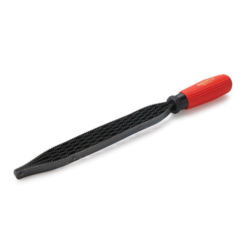 Shinto Saw Rasp 200mm edge-teeth extend to the edge for precise corner work.