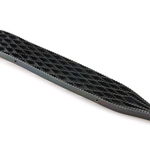 Shinto Saw Rasp 250mm non-clog design minimizes jams during material removal.