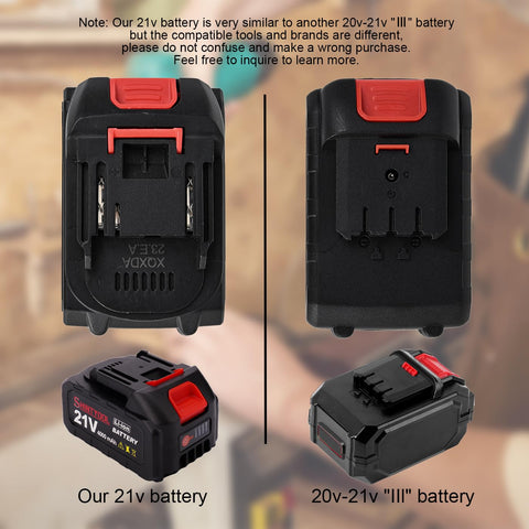 SHINTYOOL 4.0Ah capacity supports extended runtime for tools.