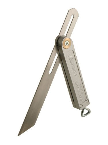 Shinwa Sliding T-Bevel 8-inch blade enables precise angle transfer for layout tasks