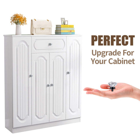 SHINY HANDLES vintage flower design knob adds classic elegance to dresser drawers.