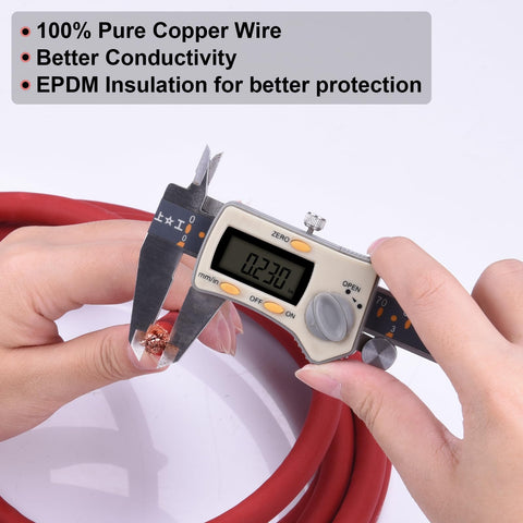 Shirbly pure copper wire close-up showing 673 strands for flexibility