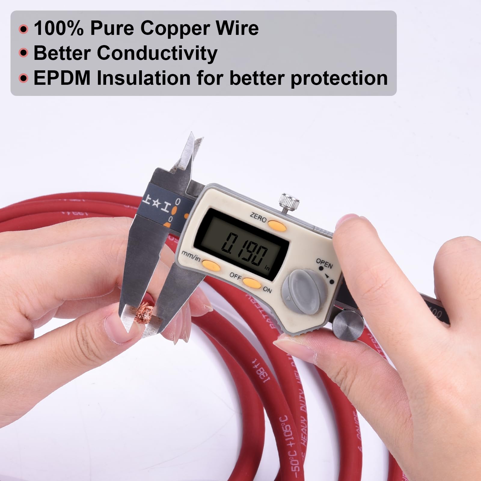Shirbly pure copper wire close-up showing high-conductivity strands