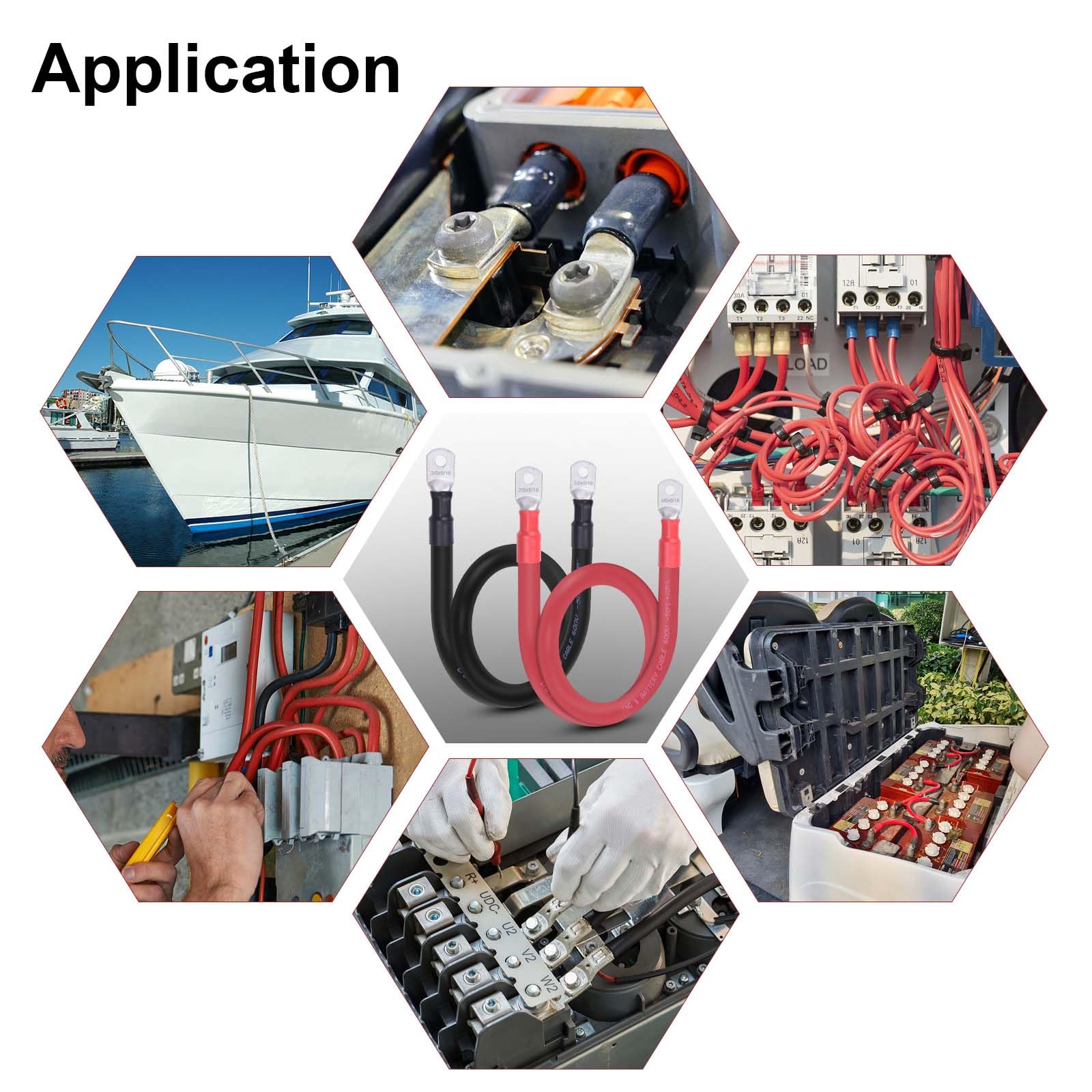 Shirbly ready-to-install pair ideal for automotive, solar, RV, and marine setups.