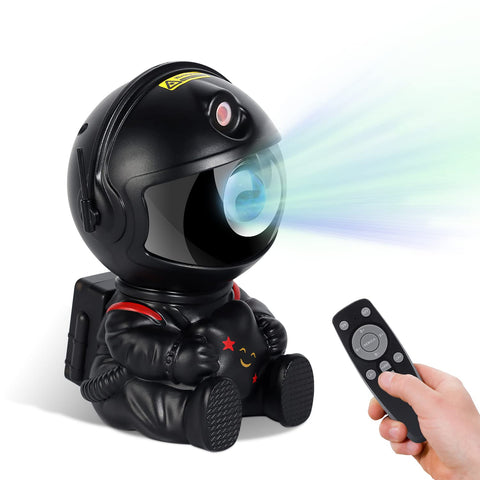 SHJQJJLBCQ Astronaut Nebula Star Light projection on ceiling creates a calming galaxy scene.