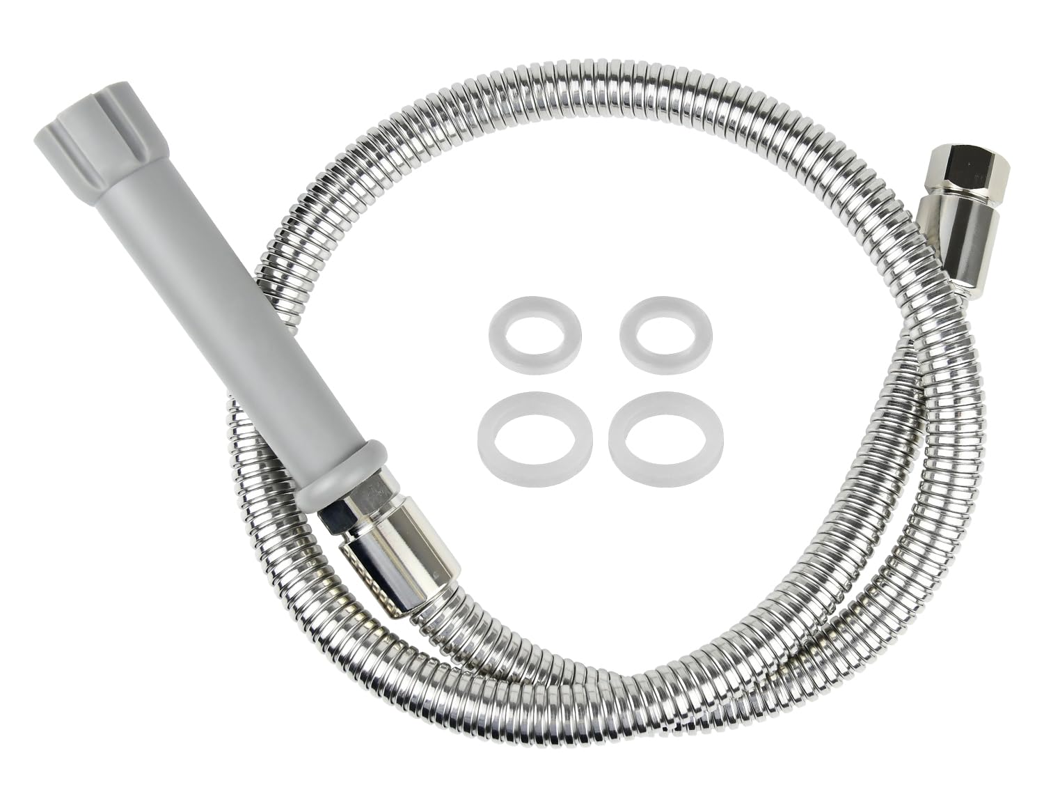 SHLLKTTRY 44in pre-rinse hose offers flexible reach for efficient rinsing