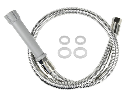 SHLLKTTRY 44in pre-rinse hose offers flexible reach for efficient rinsing