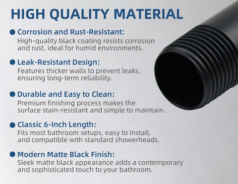 SHLLKTTRY matte black finish enhances style while easy to clean.
