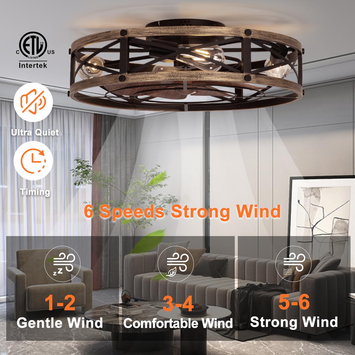 SHLUCE flush-mount design saves space on low ceilings