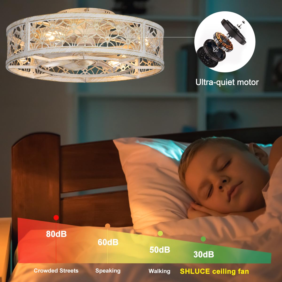 SHLUCE 4x E26 sockets enable flexible lighting options and ambiance.