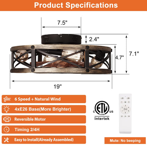 SHLUCE DC motor fan delivers powerful airflow with quiet operation.