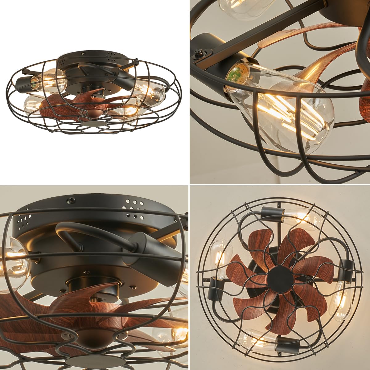 SHLUCE durable metal ceiling fan assembly supports easy installation.