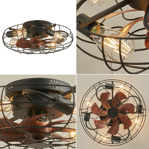 SHLUCE durable metal ceiling fan assembly supports easy installation.