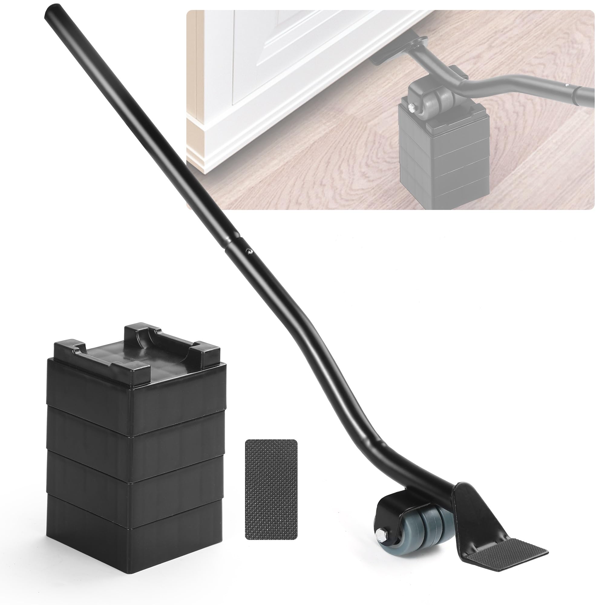 Shnbxtnd furniture lifter tool setup demonstrates easy lifting of bulky items