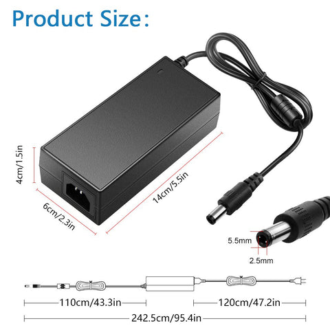 SHNITPWR DC output tip 5.5x2.5mm close-up