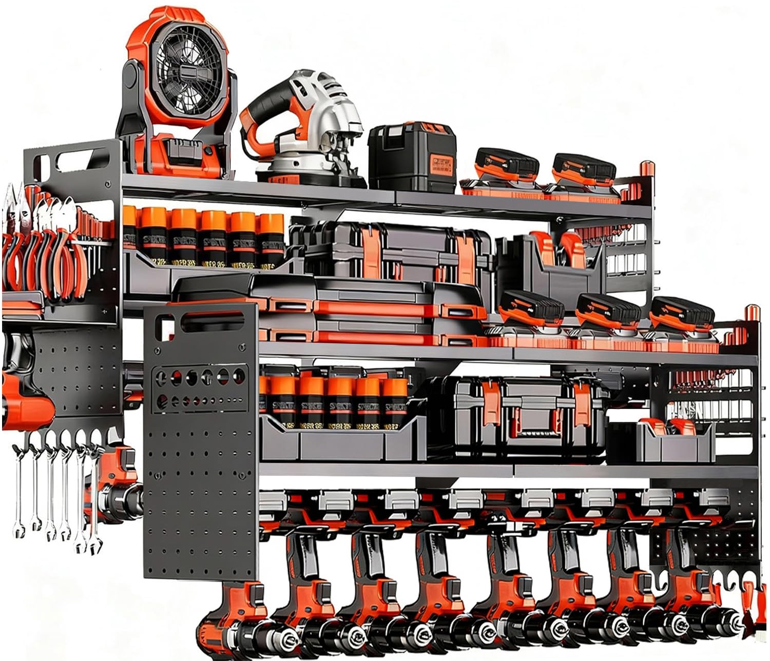 Shomextol 2-pack 66-inch tool organizer expands tool storage for power tools