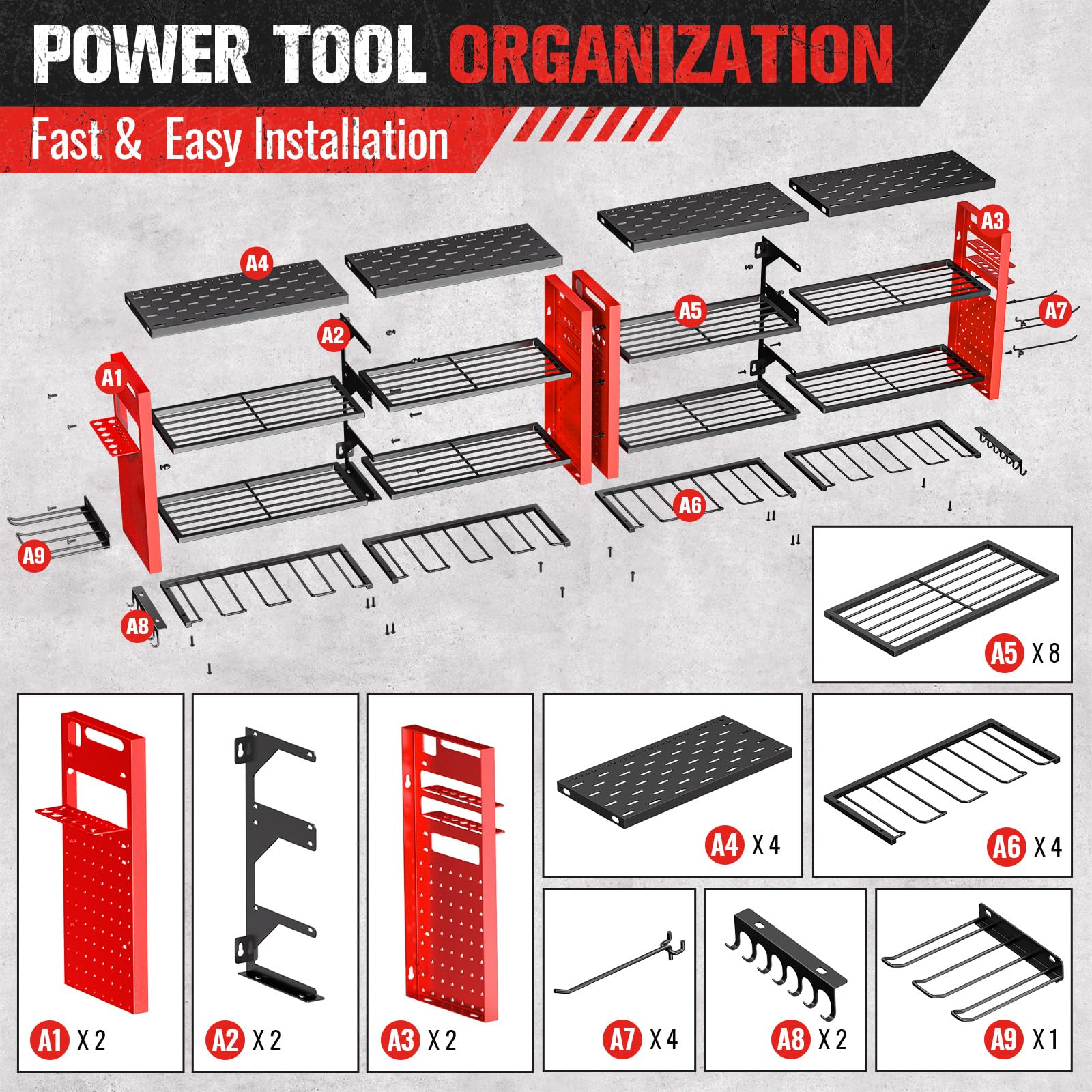 Shomextol organized garage setup improves workflow and cleanliness