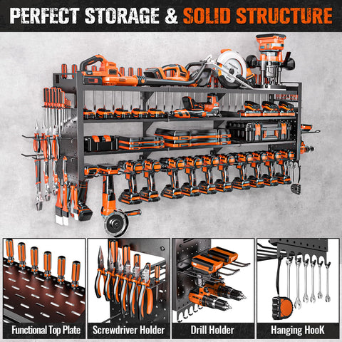 Shomextol heavy-duty construction supports up to 450 pounds on a solid wall